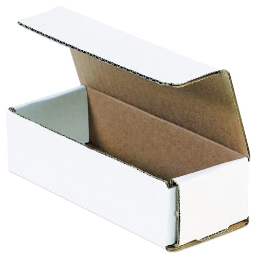 תיבת ארה ב קופסאות משלוח קטנות 12 אינץ' איקס 4 אינץ 'איקס 4 אינץ', 50 חבילות | קופסת קרטון גלי מיילר, העברה